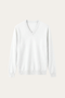Merano V-Neck Knit Sweater White