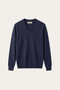 Merano V-Neck Knit Sweater Navy
