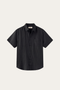 Vicenza Linen Short Sleeve Black