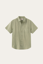 Vicenza Linen Short Sleeve Mint Green