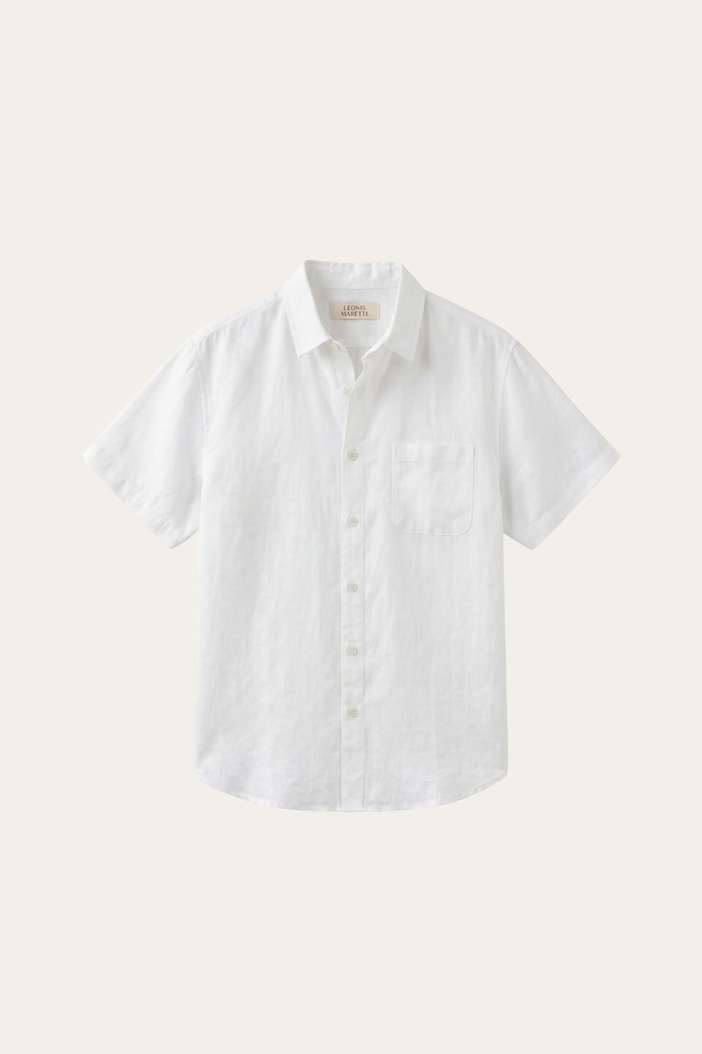 Vicenza Linen Short Sleeve White