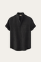 Treviso Linen Short Sleeve Black