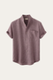 Treviso Linen Short Sleeve Purple