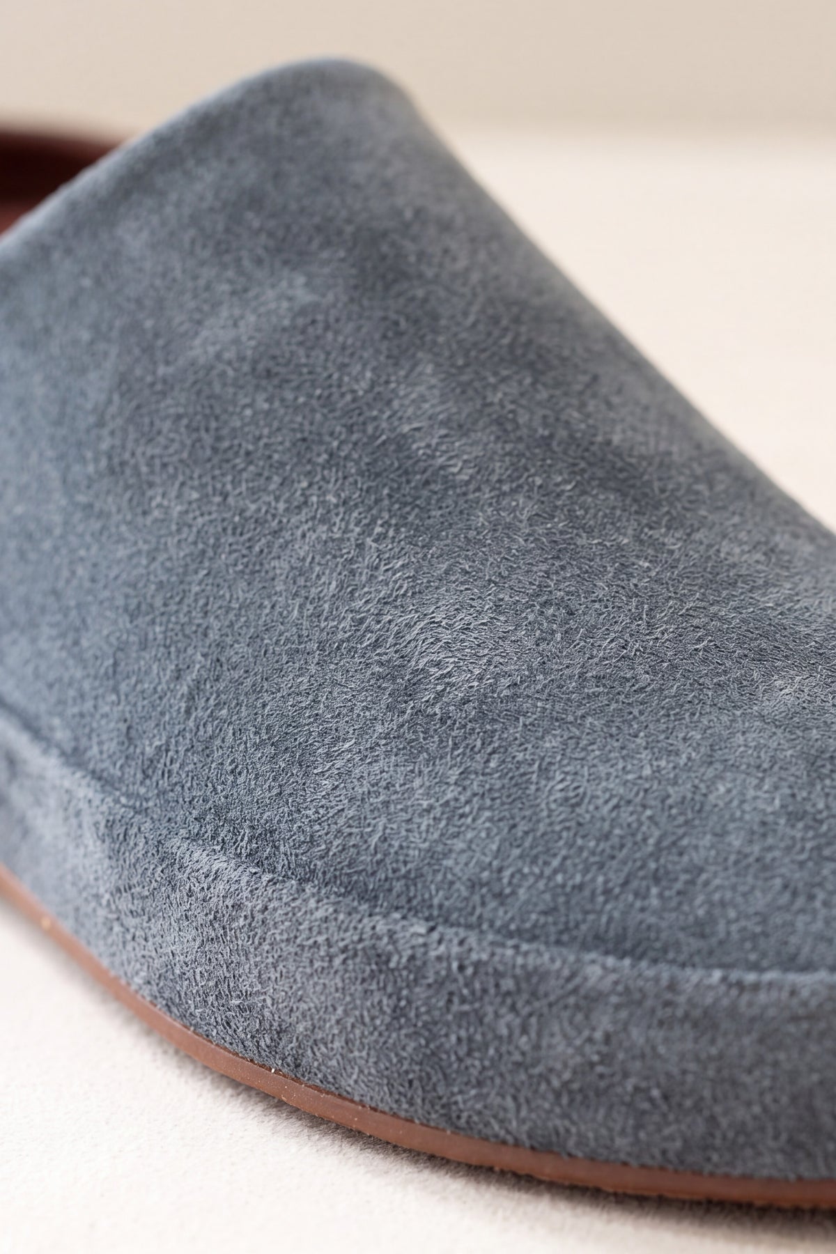 Perugia Suede Mule Grey