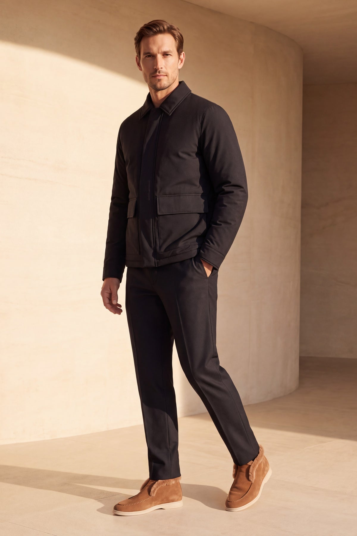 Viterbo Field Jacket Black