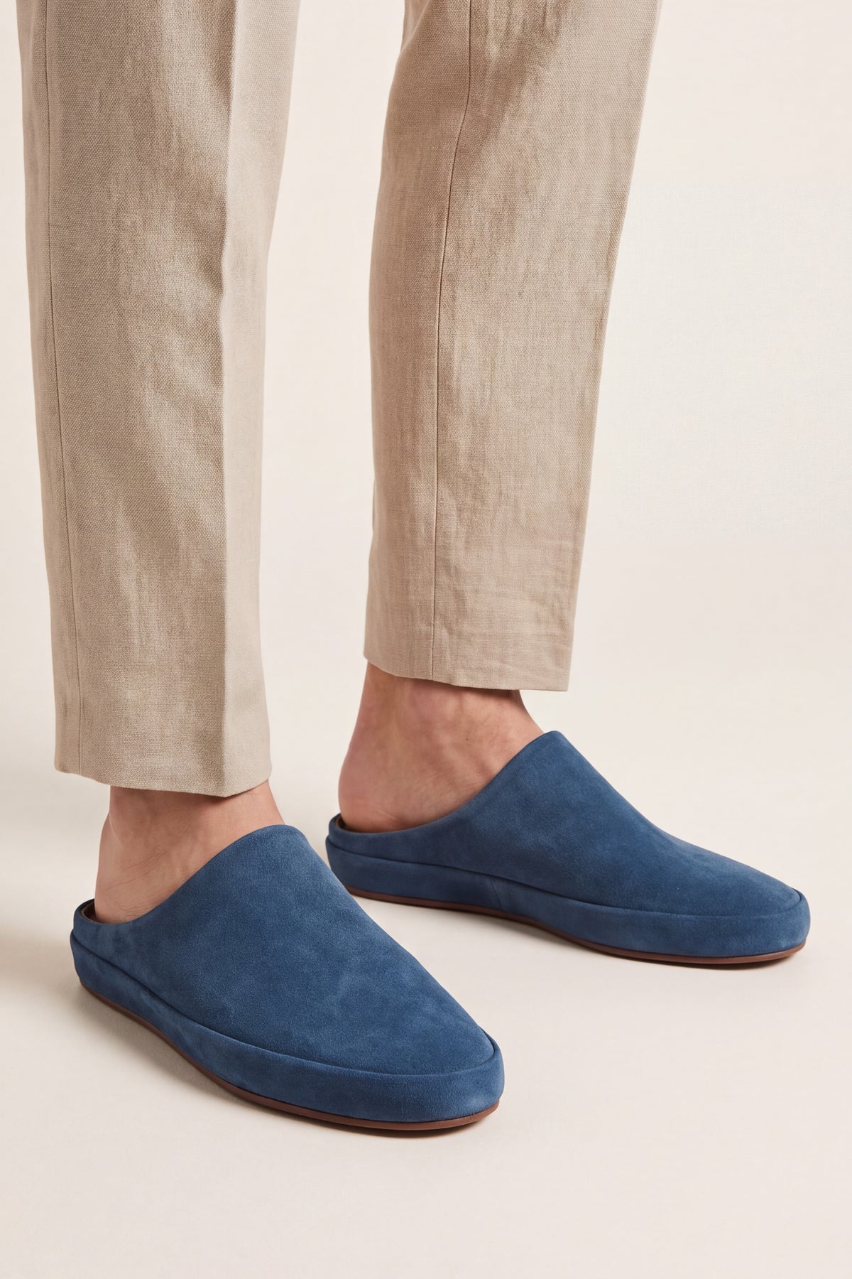 Perugia Suede Mule Blue