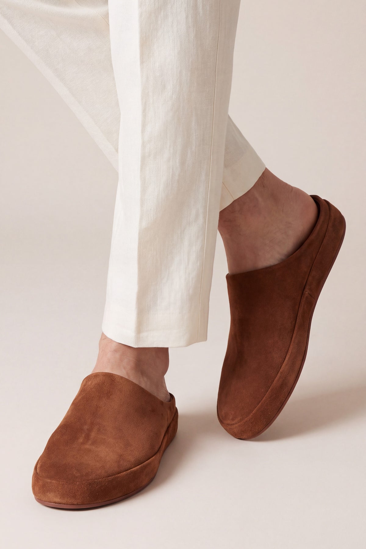 Perugia Suede Mule Tan