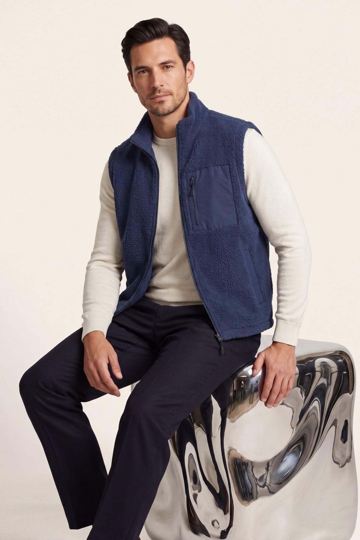 Lodi Reversible Vest Navy