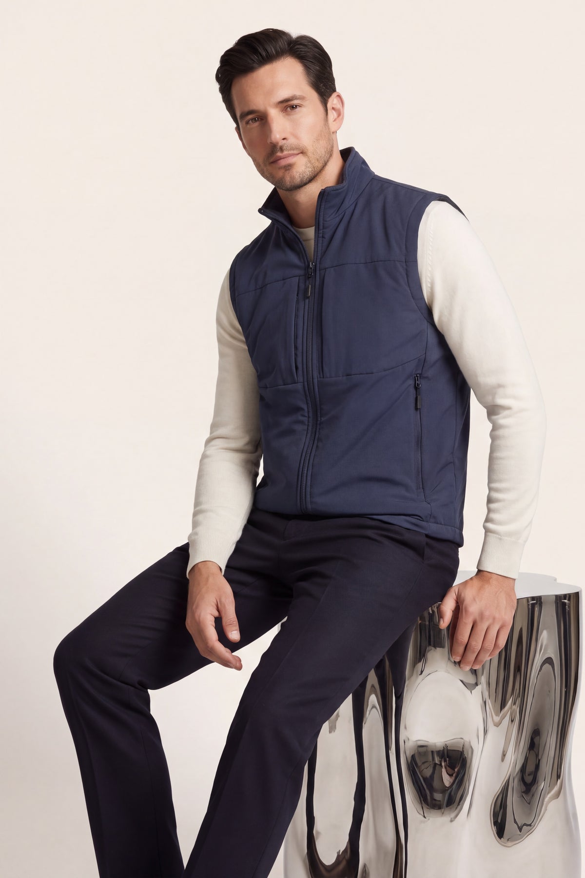 Lodi Reversible Vest Navy