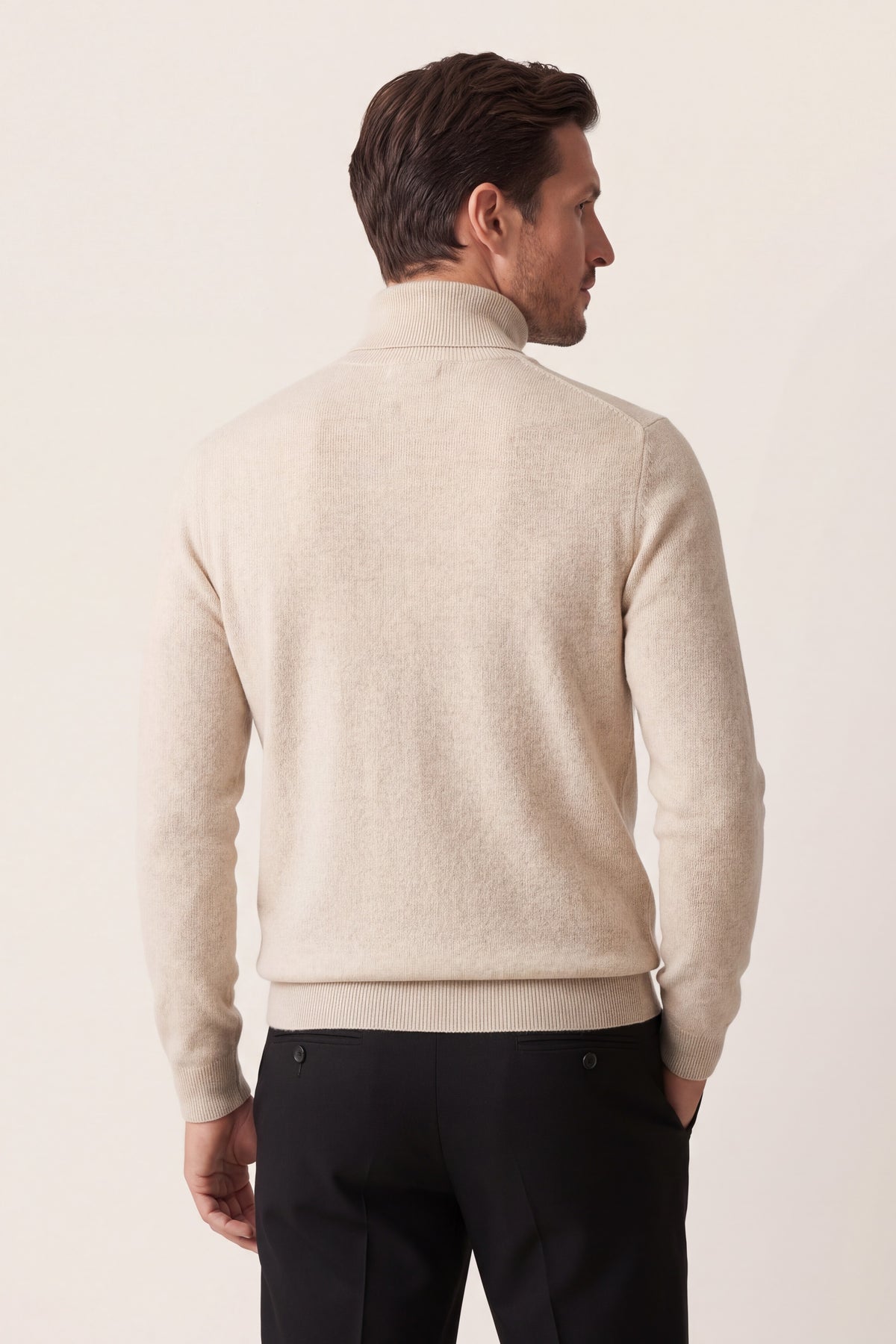 Vercelli Fine Turtleneck Ivory