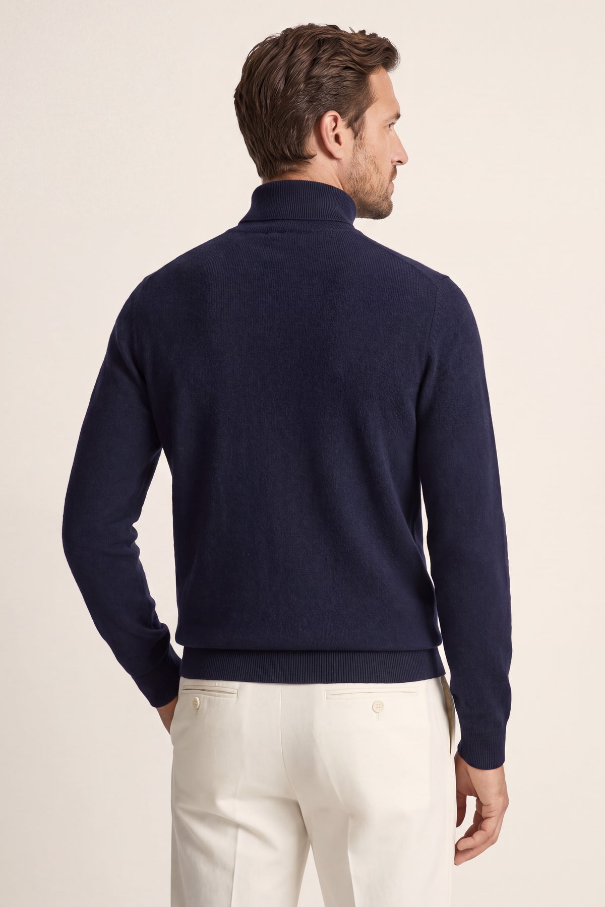 Vercelli Fine Turtleneck Navy