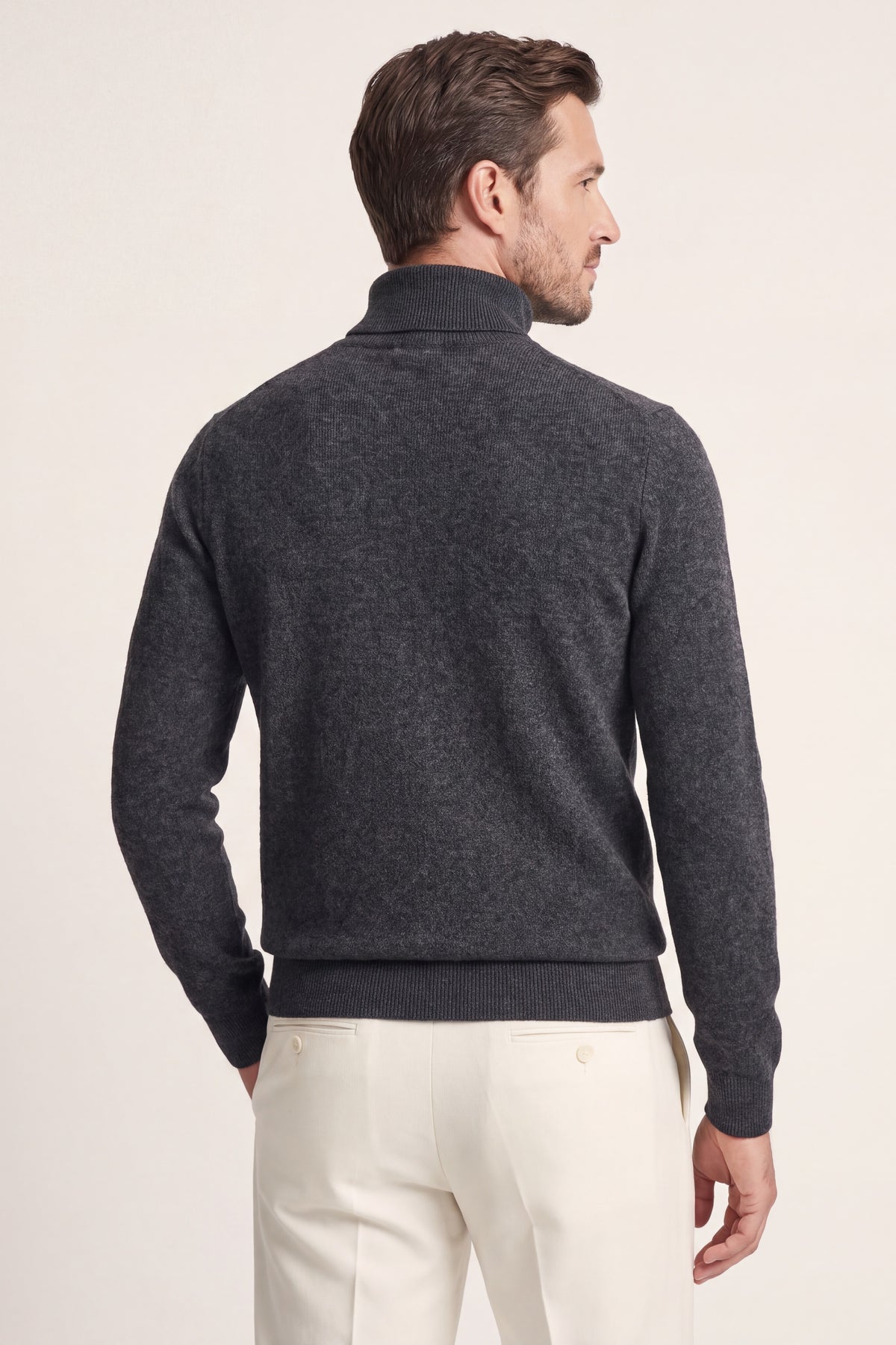 Vercelli Fine Turtleneck Grey