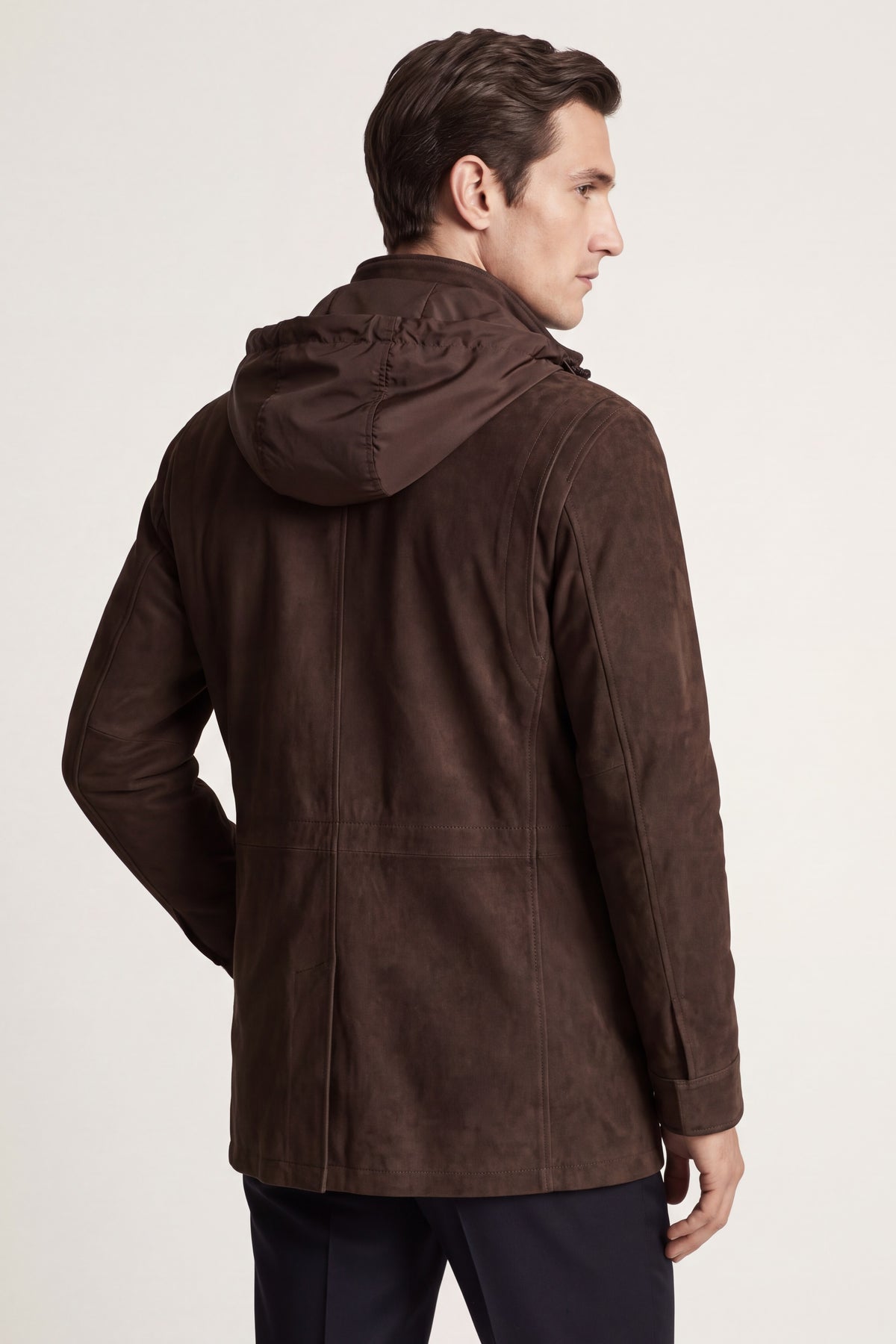 Bergamo Suede Field Jacket Brown