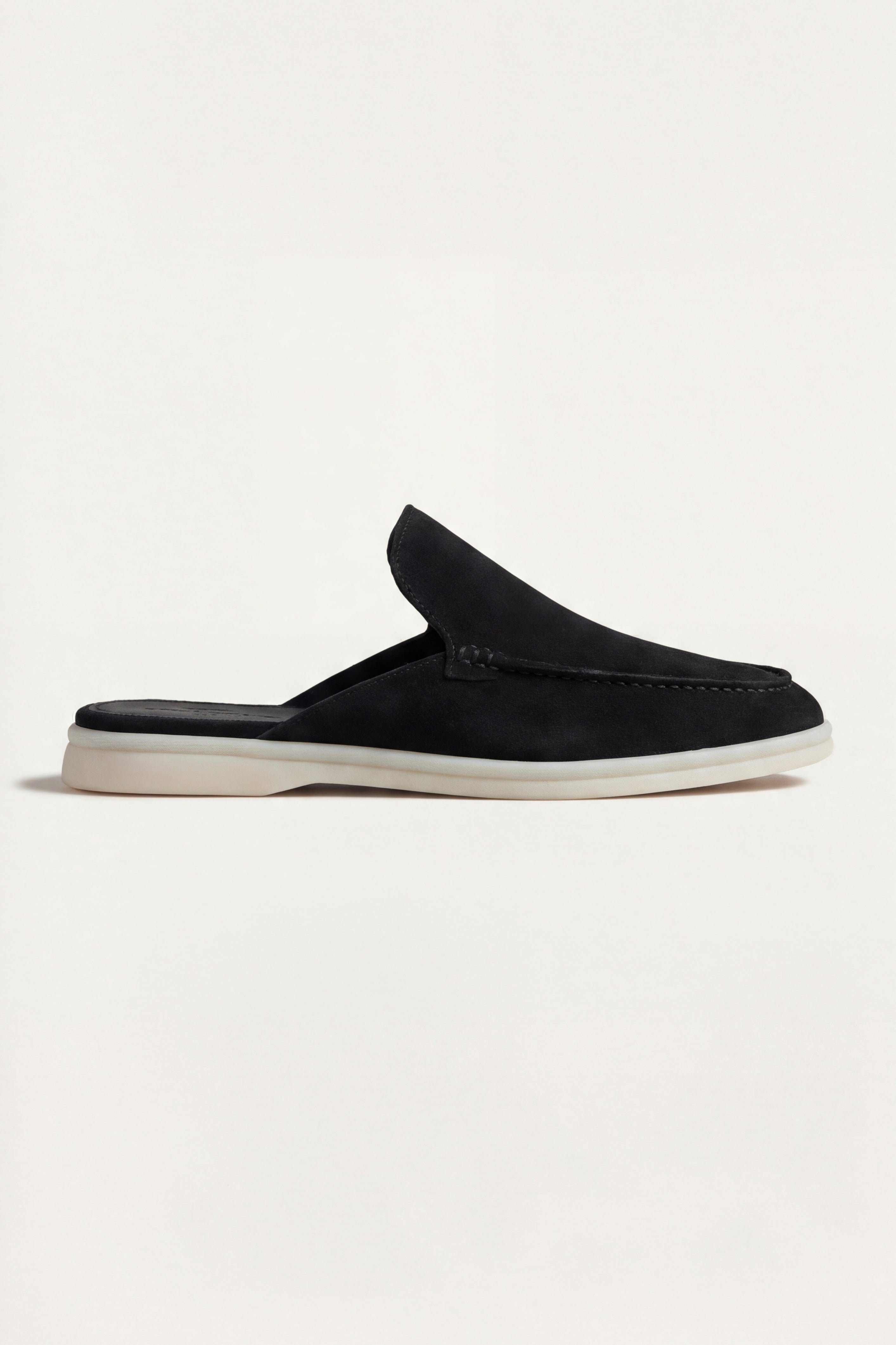 Torino Leather Mule Black