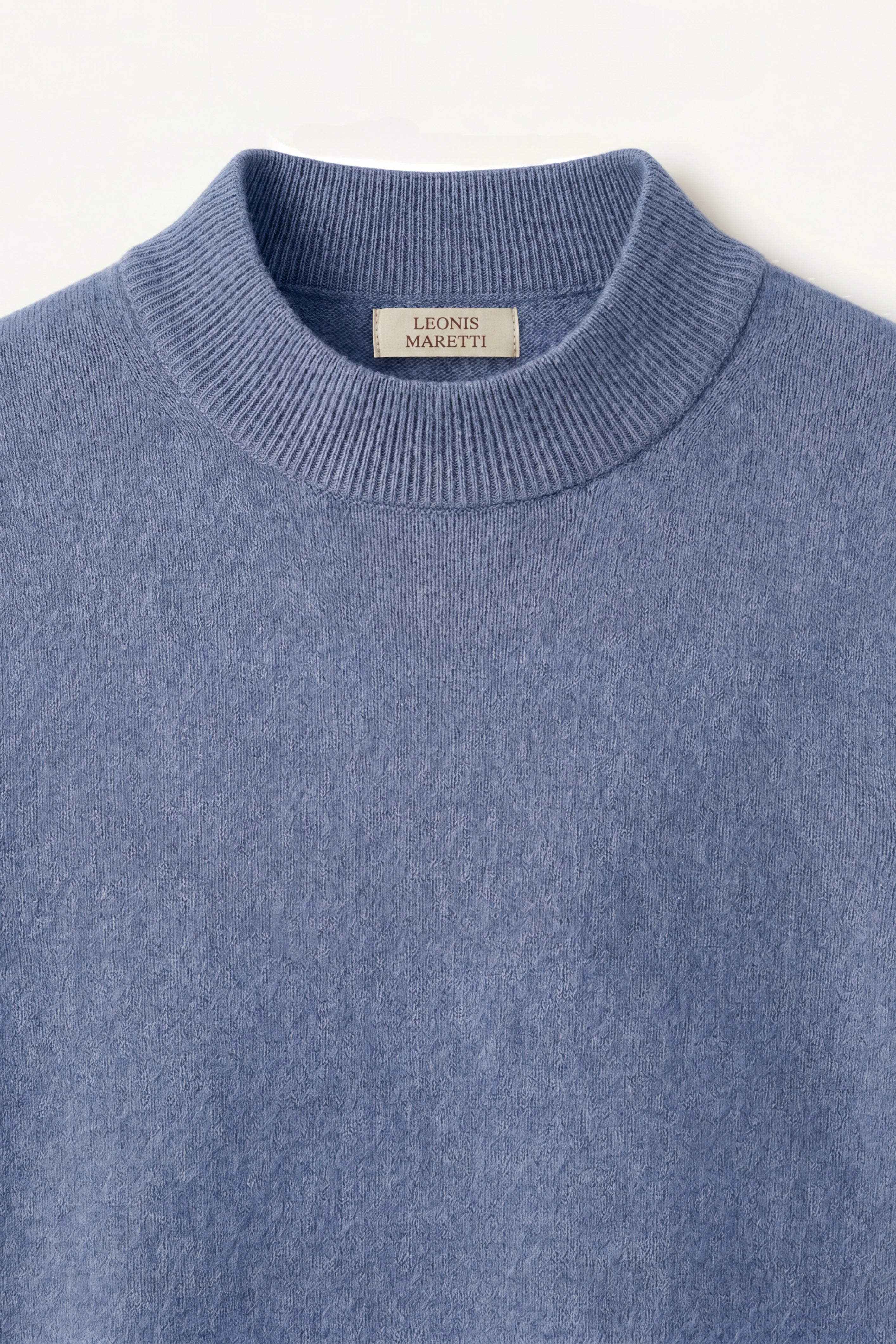 Aurelio Cashmere Knit Tee Blue