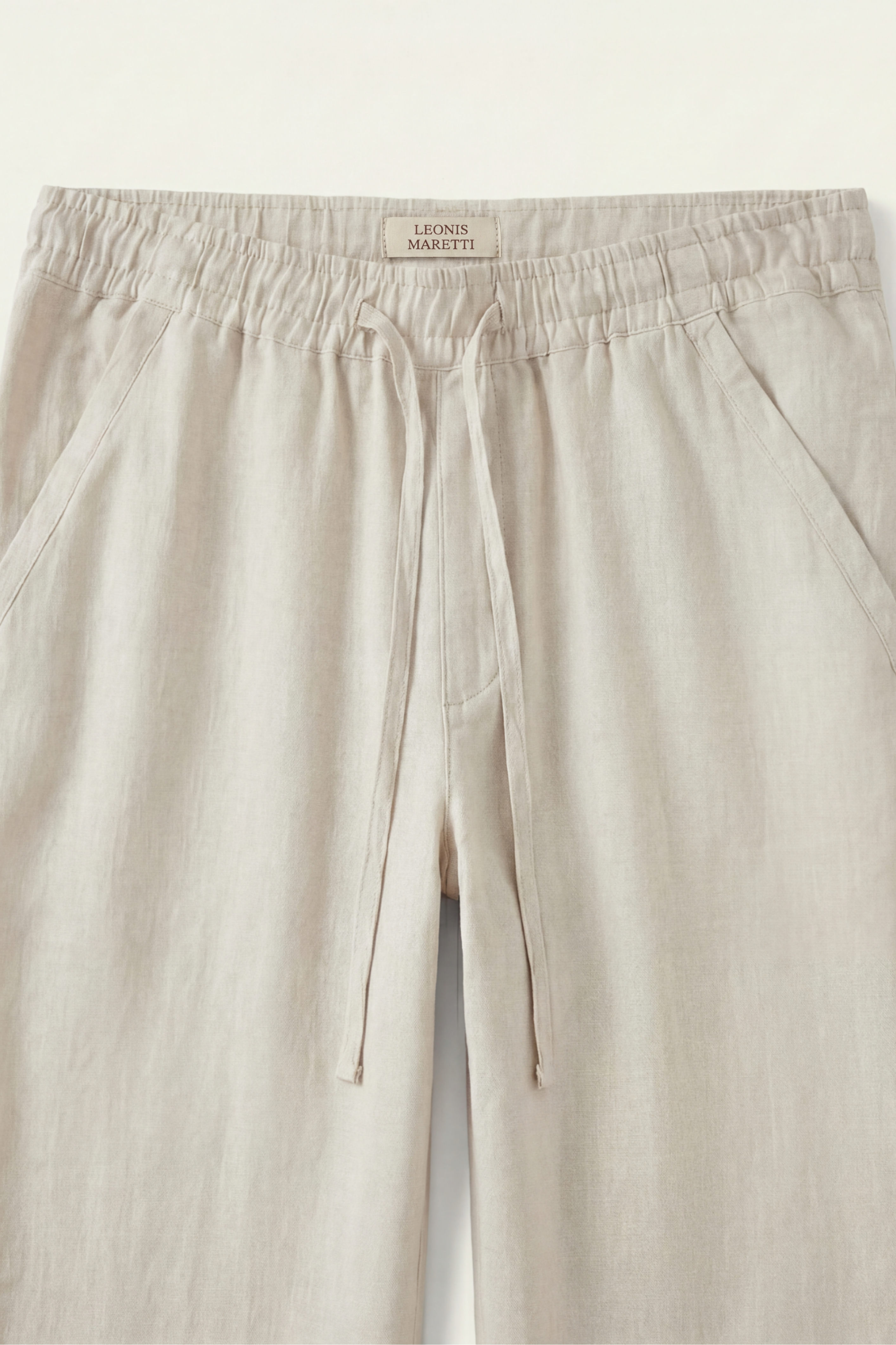 Sestri Tencel Drawstring Trouser White