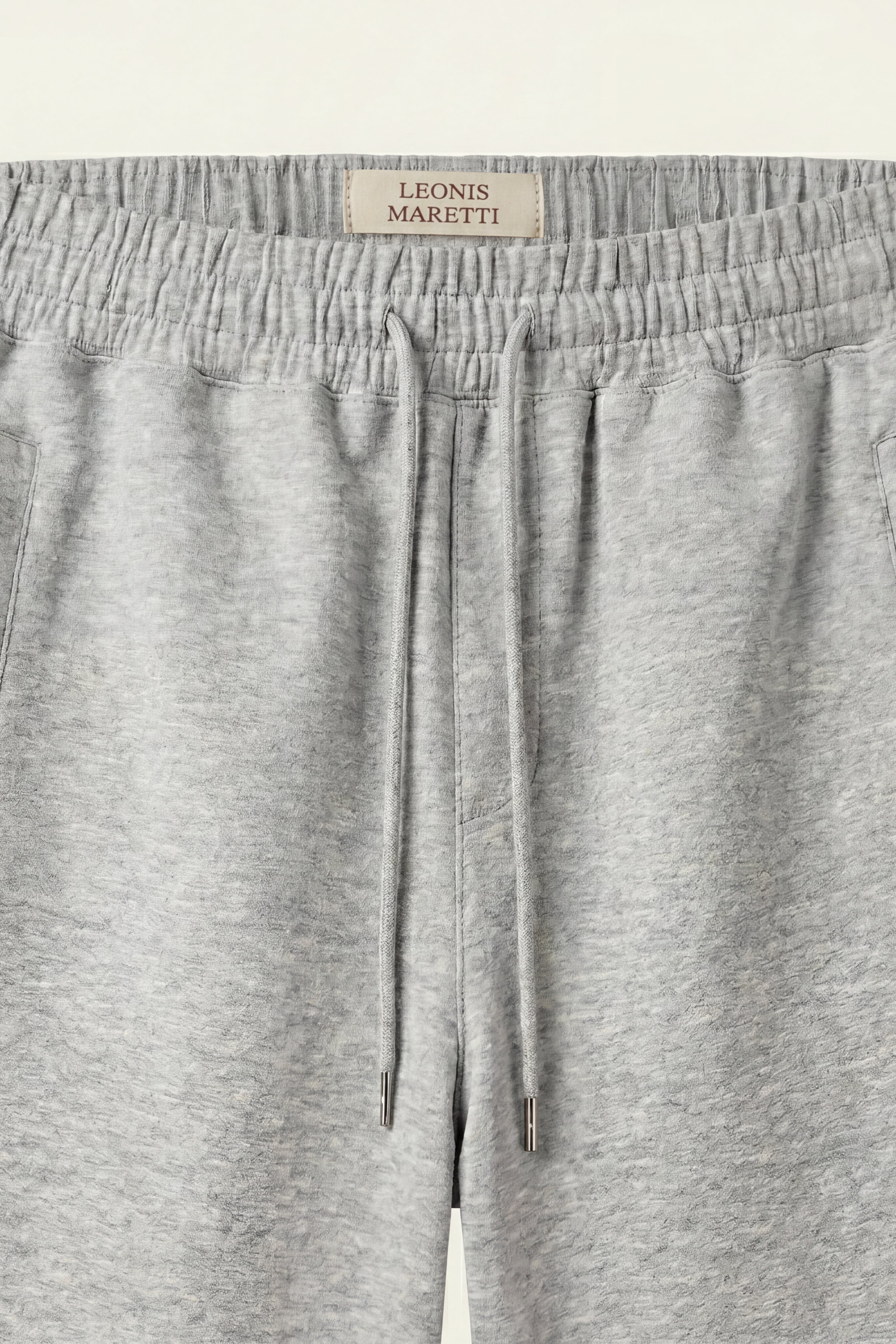 Salerno Drawstring Shorts Light Grey