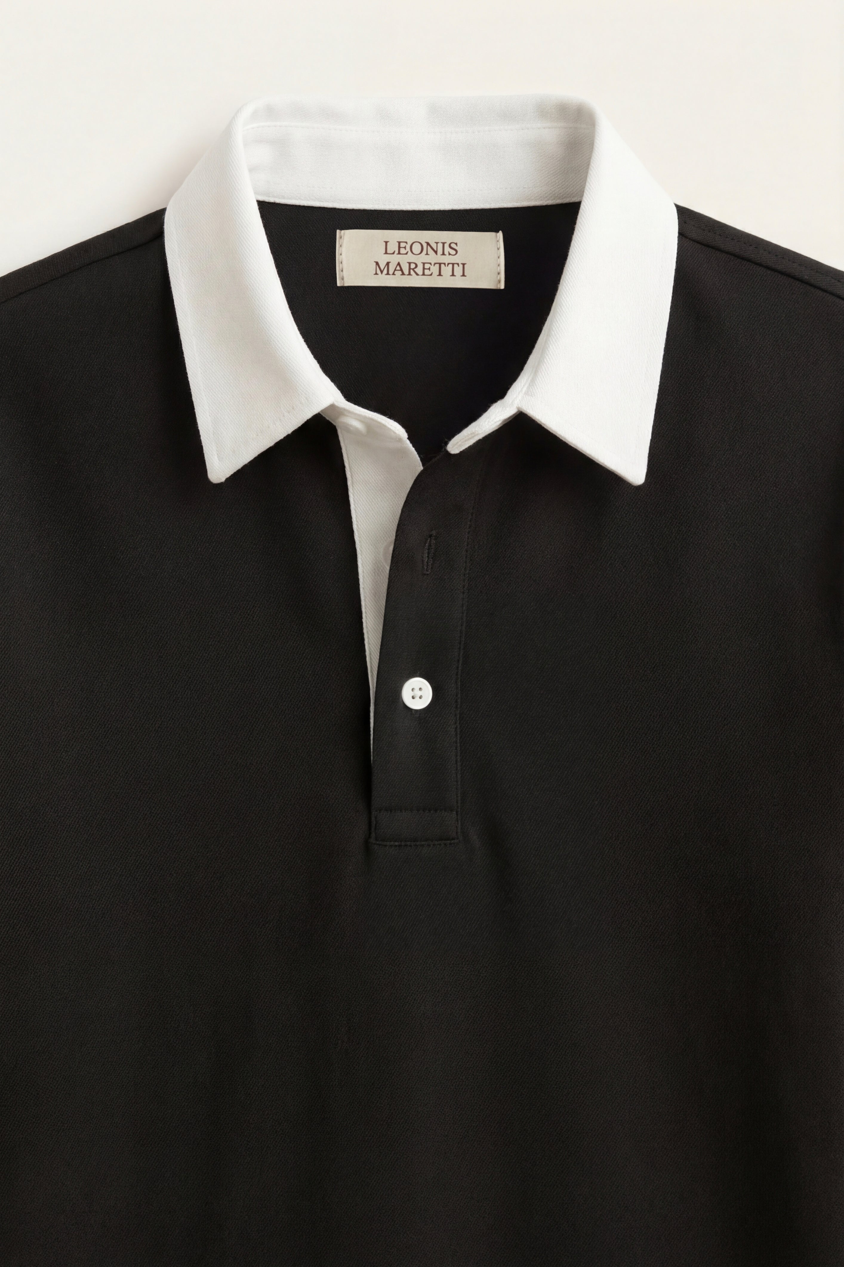 Valerio Polo Knit Black