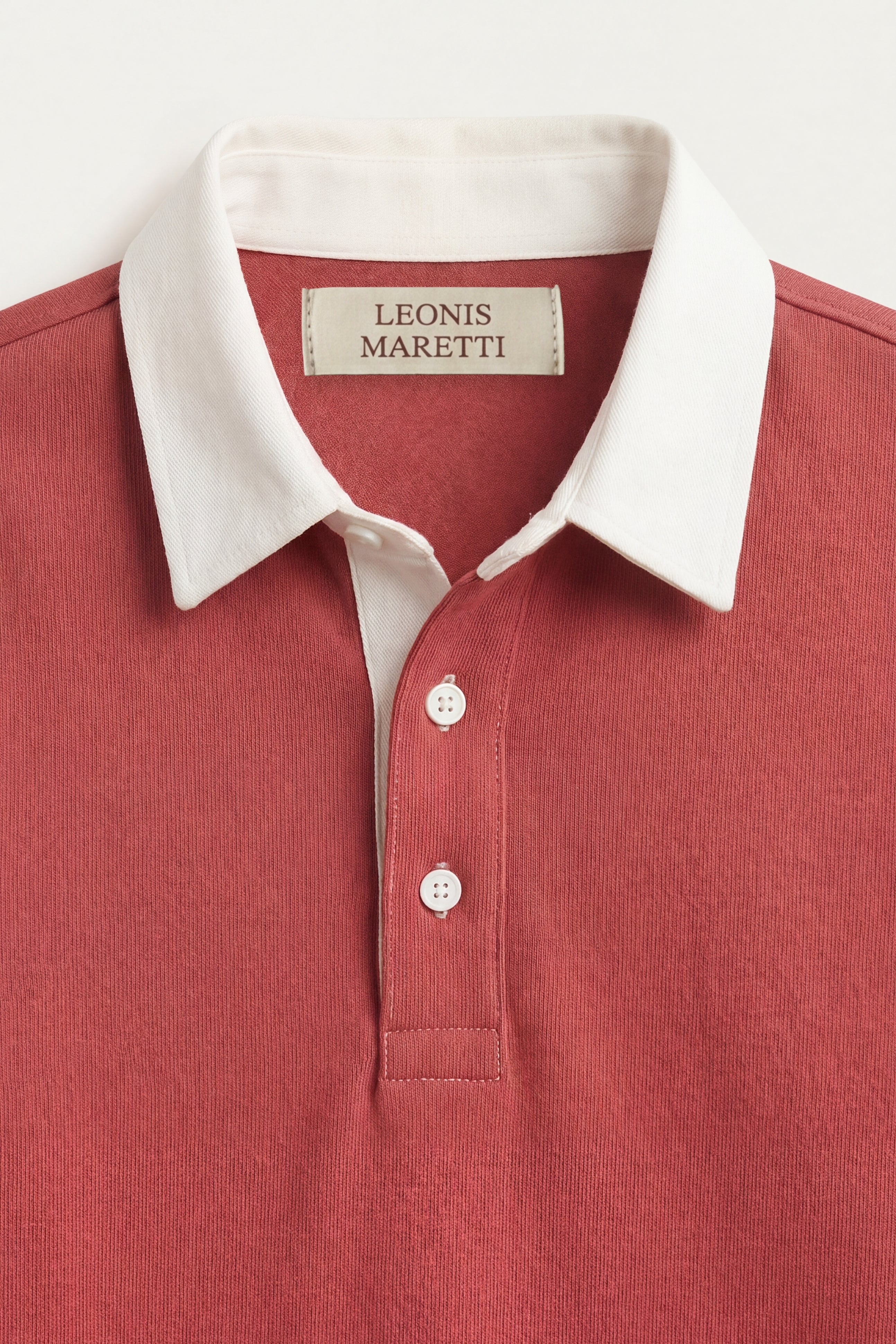 Valerio Polo Knit Red