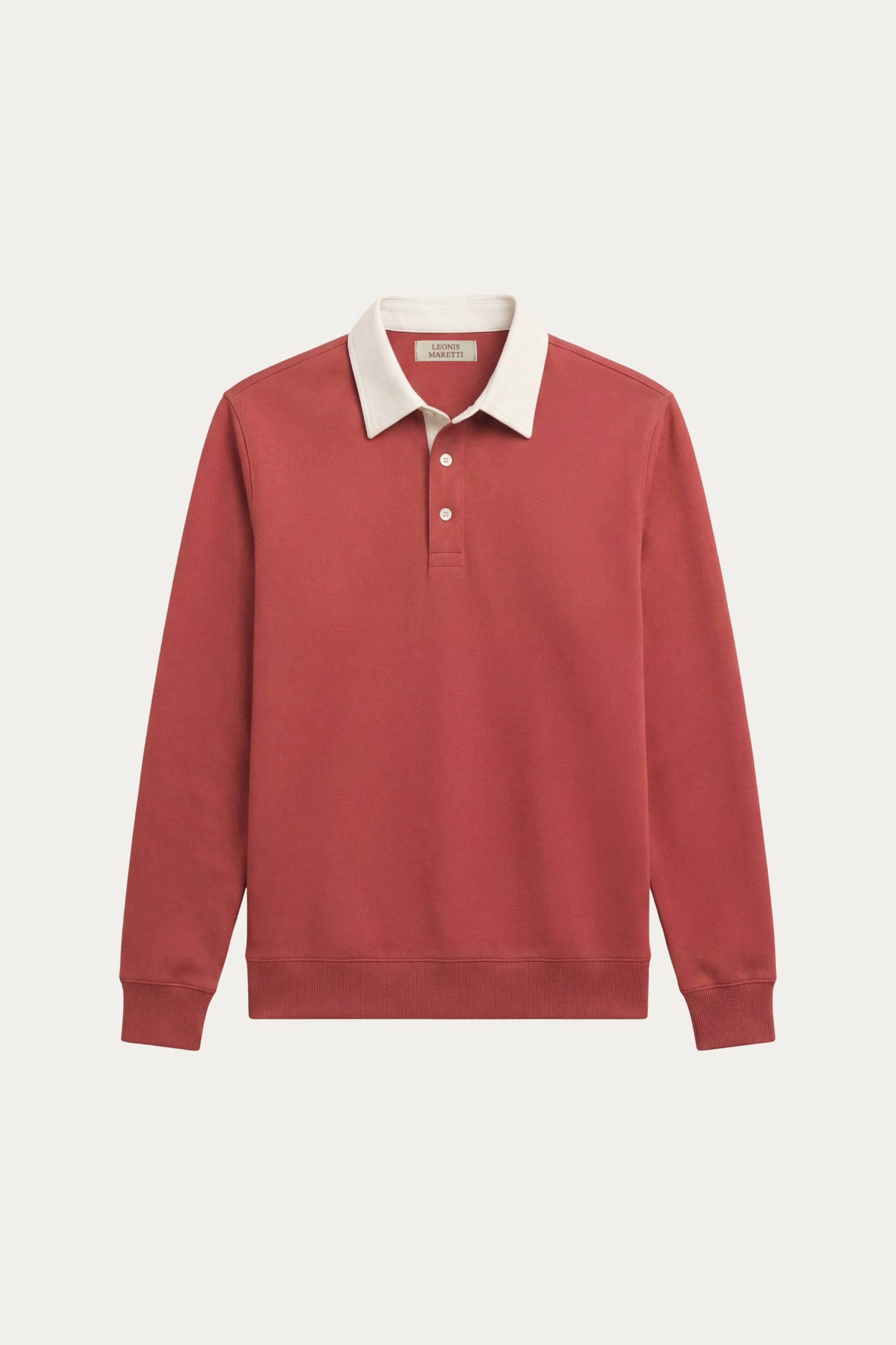 Valerio Polo Knit Red