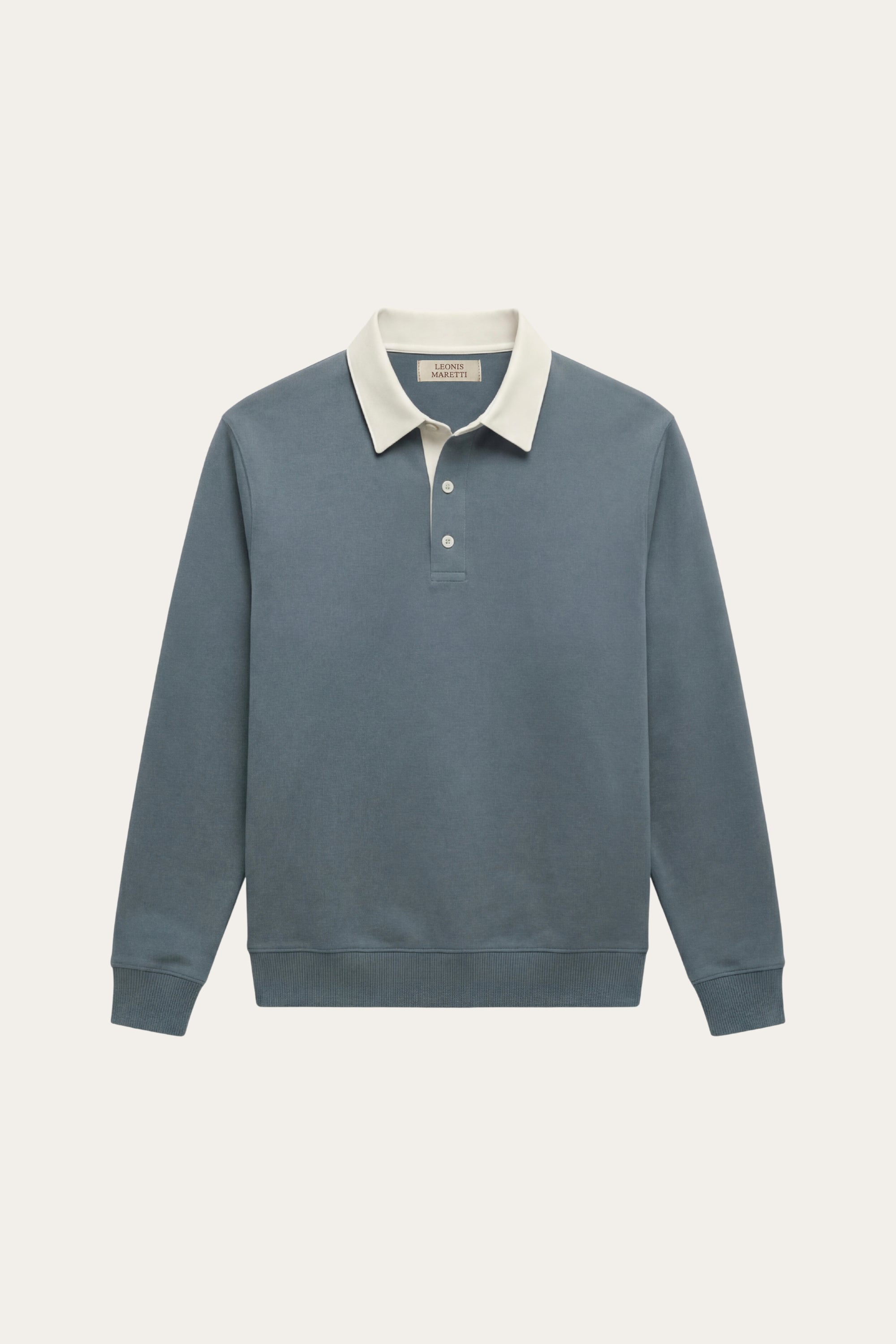 Valerio Polo Knit Cyan