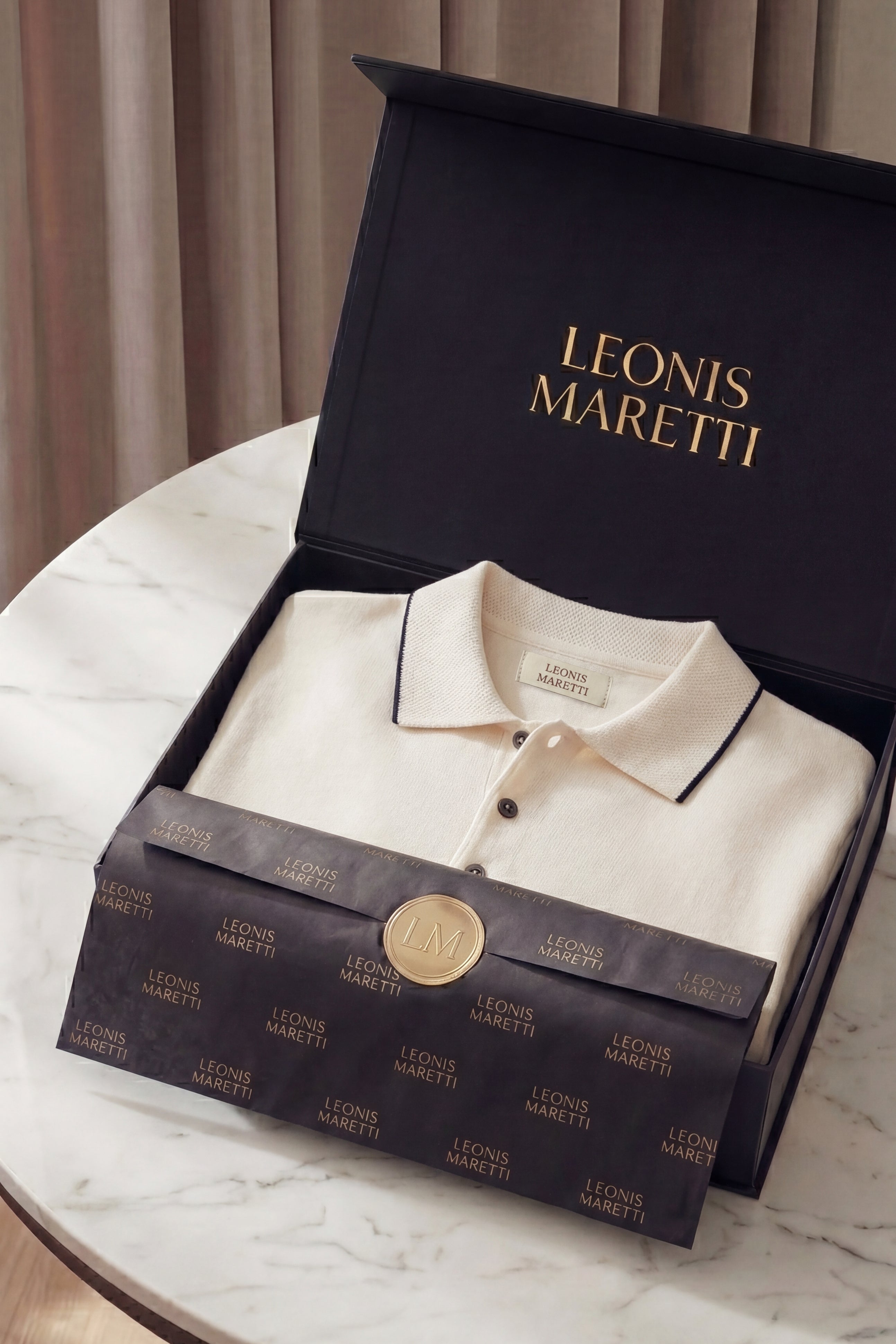 Morino Merino Knit Polo White