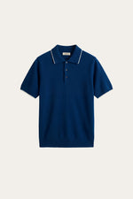 Morino Merino Knit Polo Dark Blue