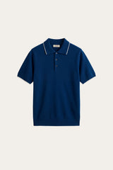 Morino Merino Knit Polo Dark Blue