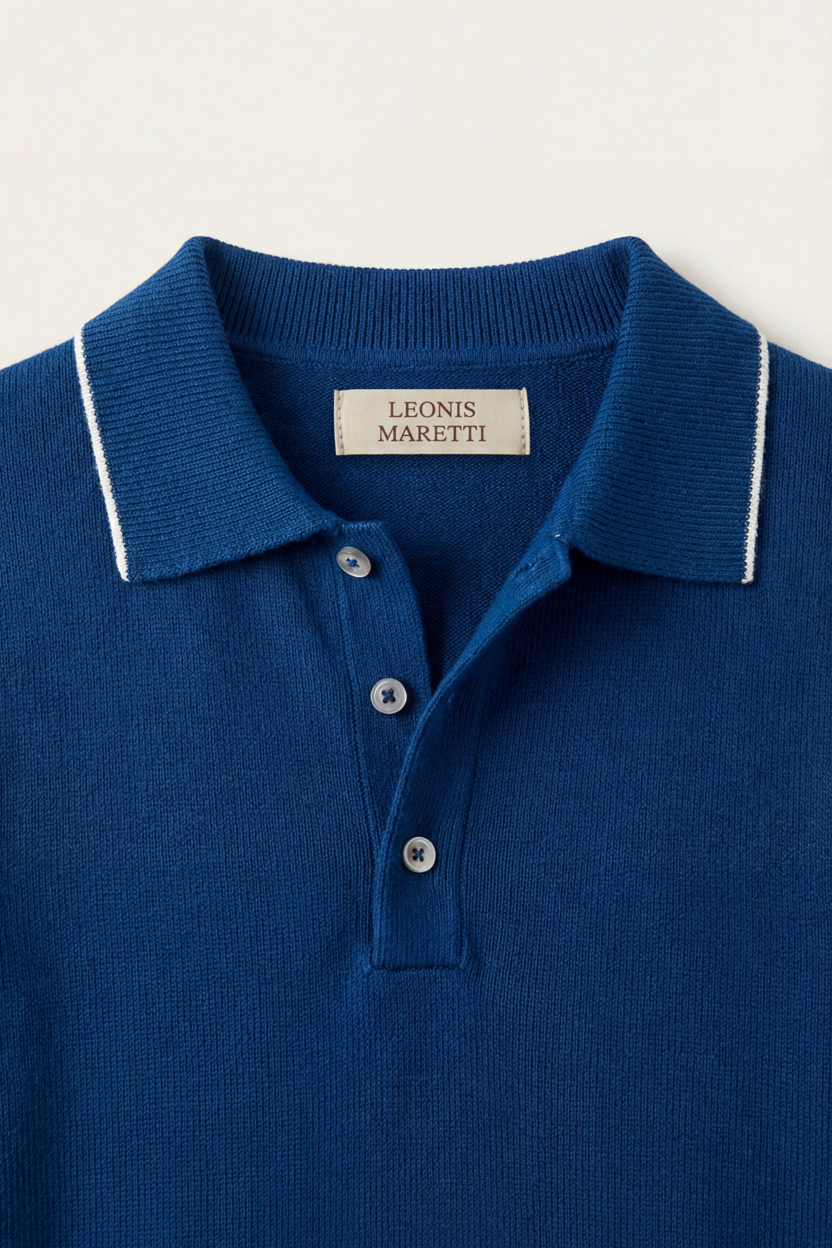 Morino Merino Knit Polo Dark Blue