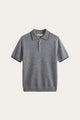 Morino Merino Knit Polo Grey