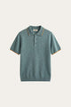 Morino Merino Knit Polo Green