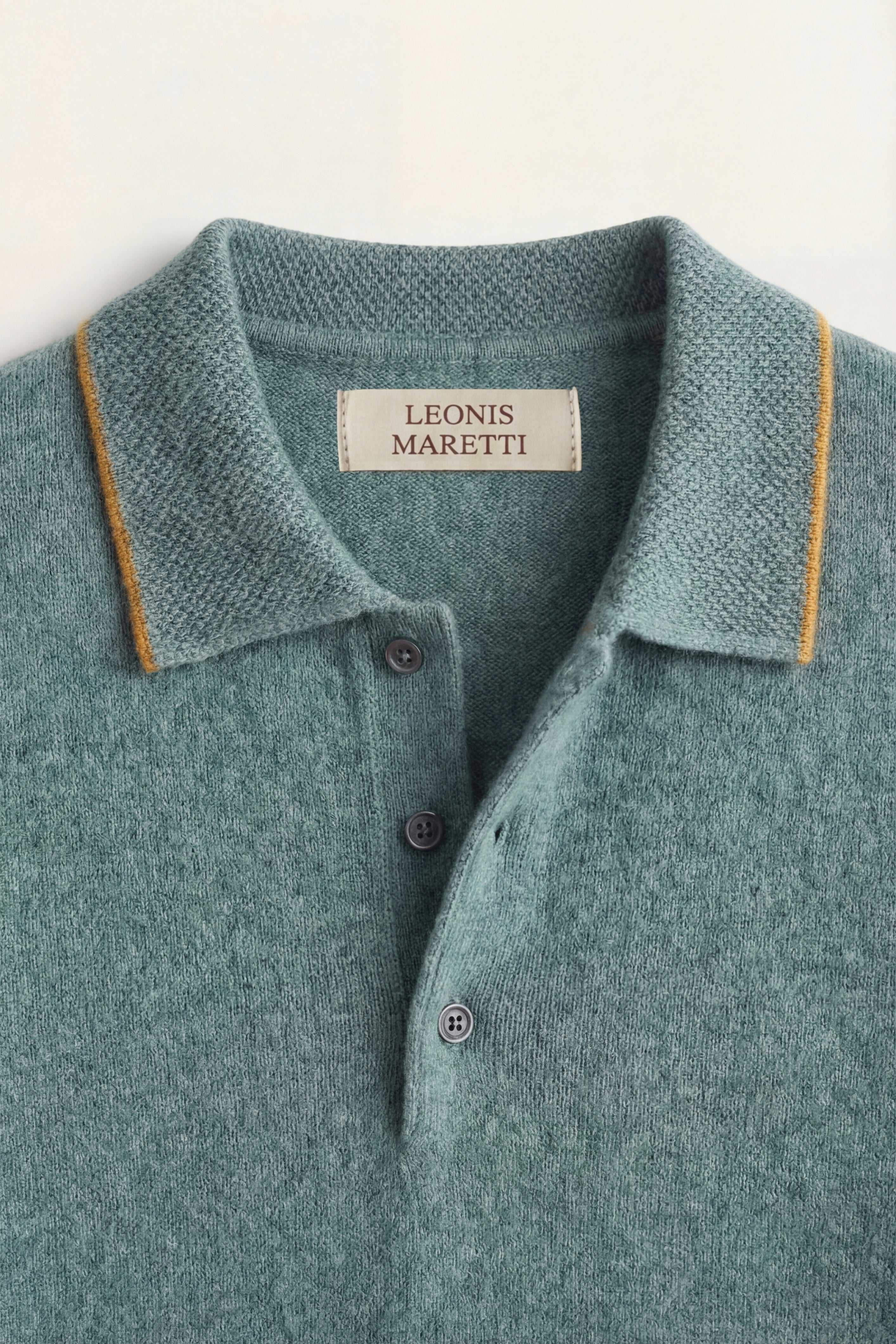 Morino Merino Knit Polo Green