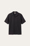 Ancona Linen Cotton Shirt Black