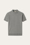 Aurelio Cashmere Knit Tee Ash Grey