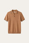 Prato Cashmere Knit Polo Khaki