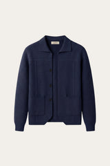 Valero Cashmere Cardigan Navy