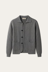 Valero Cashmere Cardigan Graphite