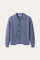Valero Cashmere Cardigan Blue
