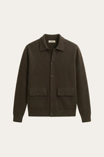 Lorenzo Cashmere Cardigan Olive Green