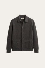 Lorenzo Cashmere Cardigan Dark Grey