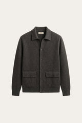 Lorenzo Cashmere Cardigan Dark Grey