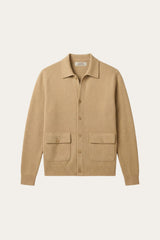 Lorenzo Cashmere Cardigan Camel