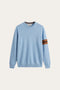 Valeno Cashmere Crewneck Sweater Sky Blue
