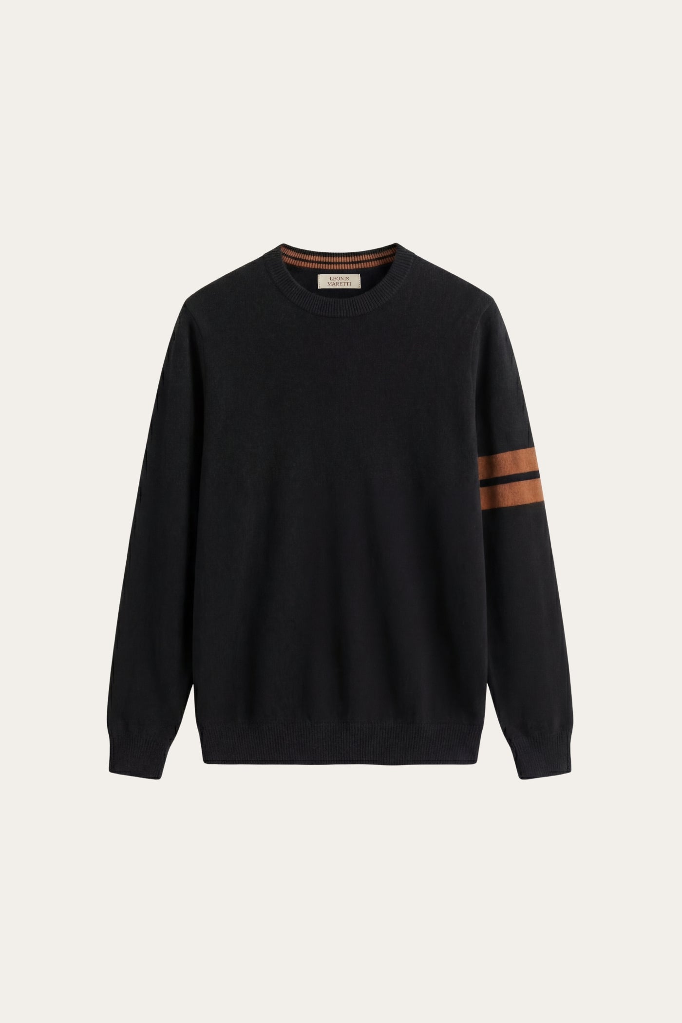 Valeno Cashmere Crewneck Sweater Black