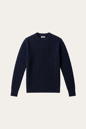 Soreno Cashmere Knit Navy