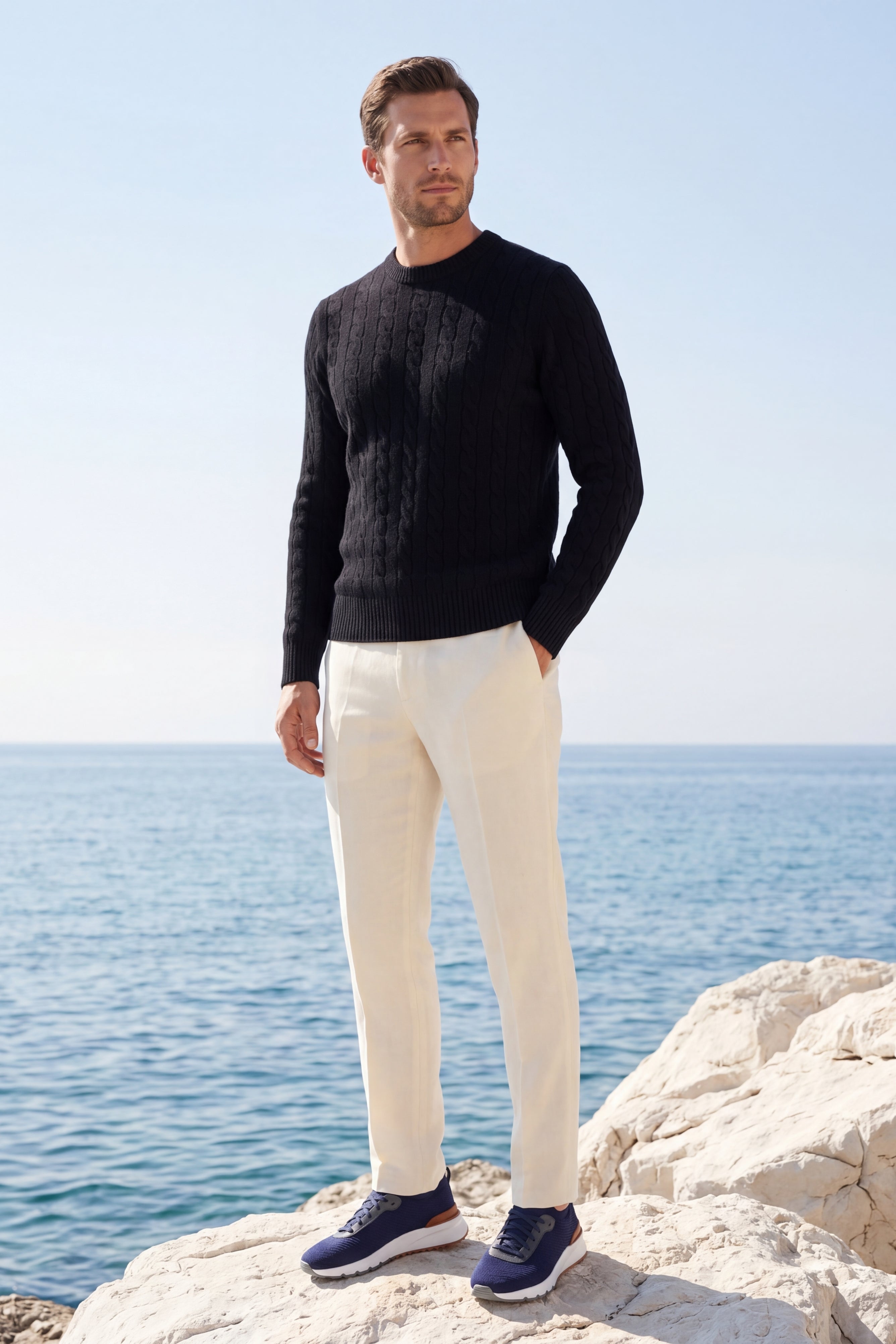 Soreno Cashmere Knit Black