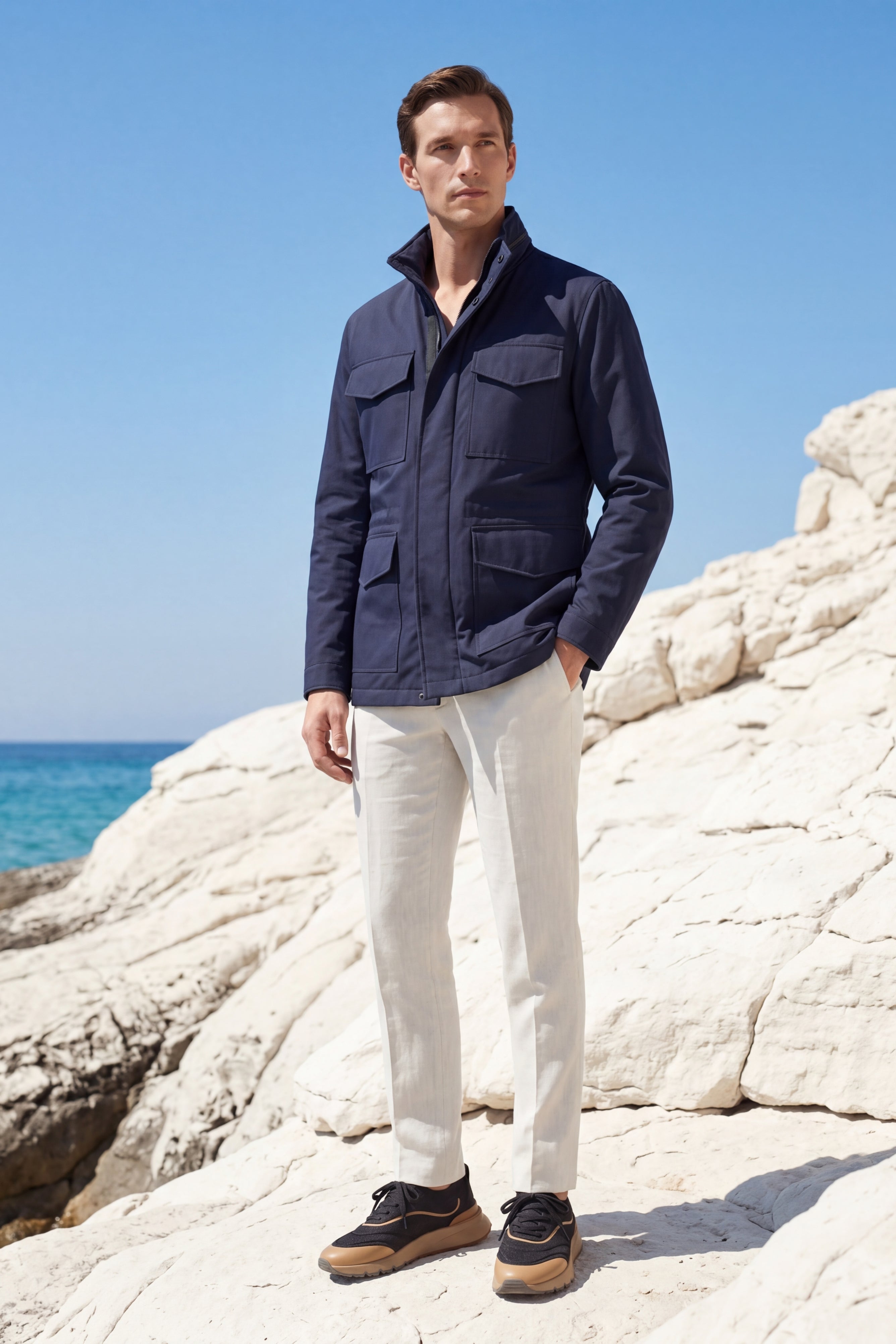 Arverno Expedition Coat Navy