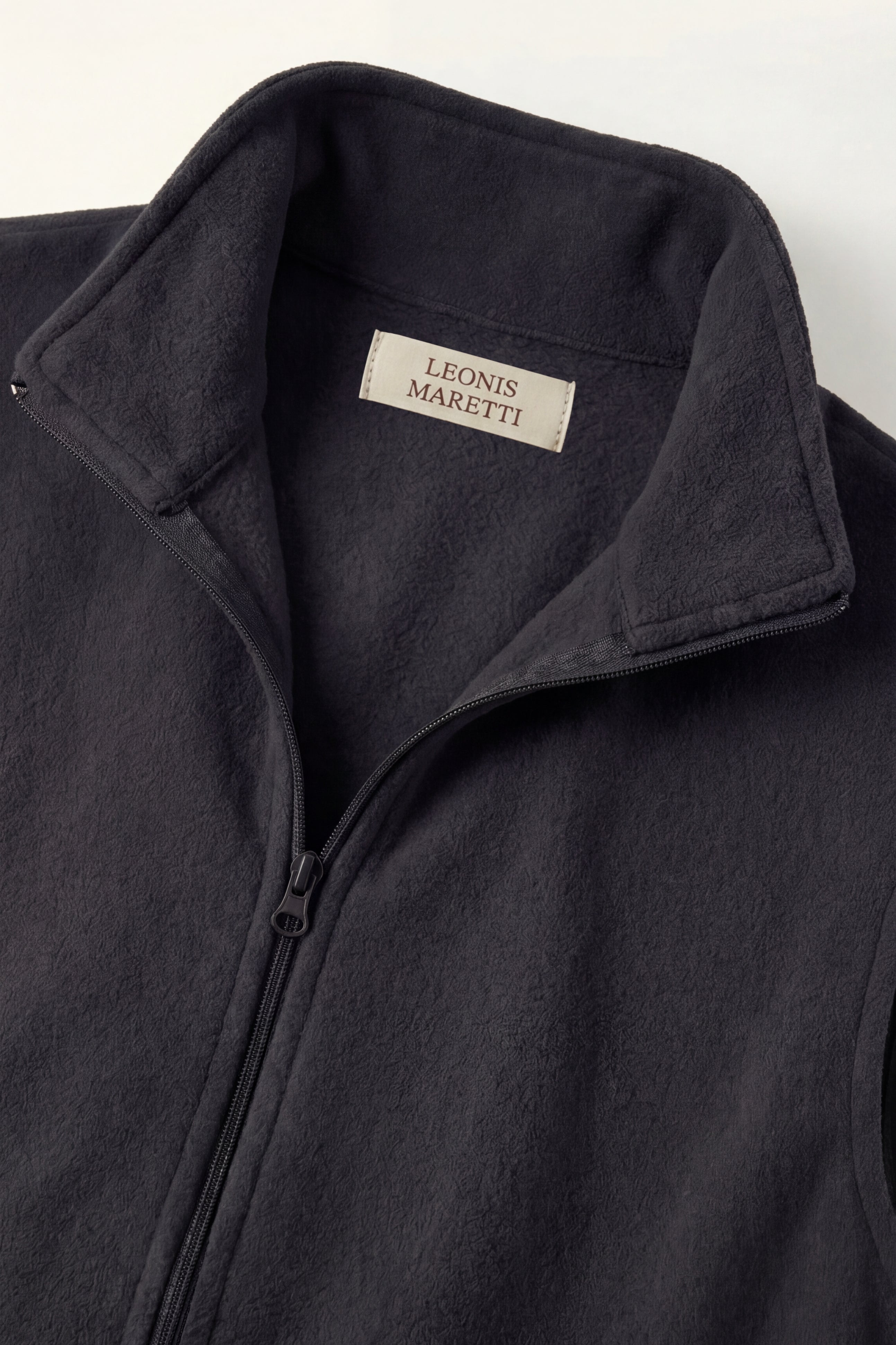 Bormio Zip Fleece Vest Black