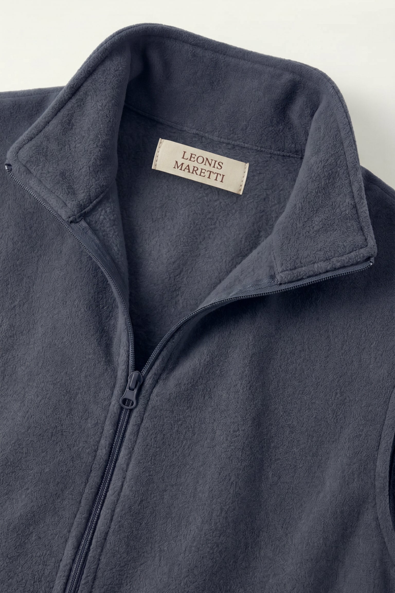 Bormio Zip Fleece Vest Blue Grey