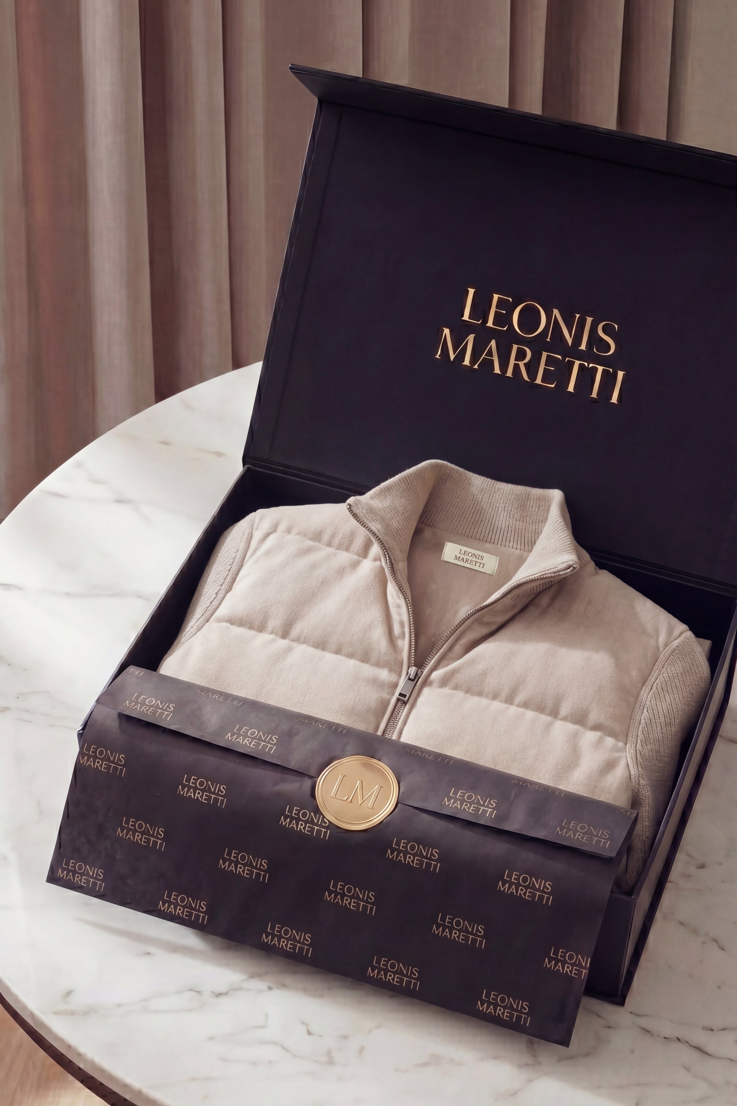 Enea Quilted Knit Jacket Ivory